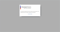 Desktop Screenshot of eservices.connexontario.ca